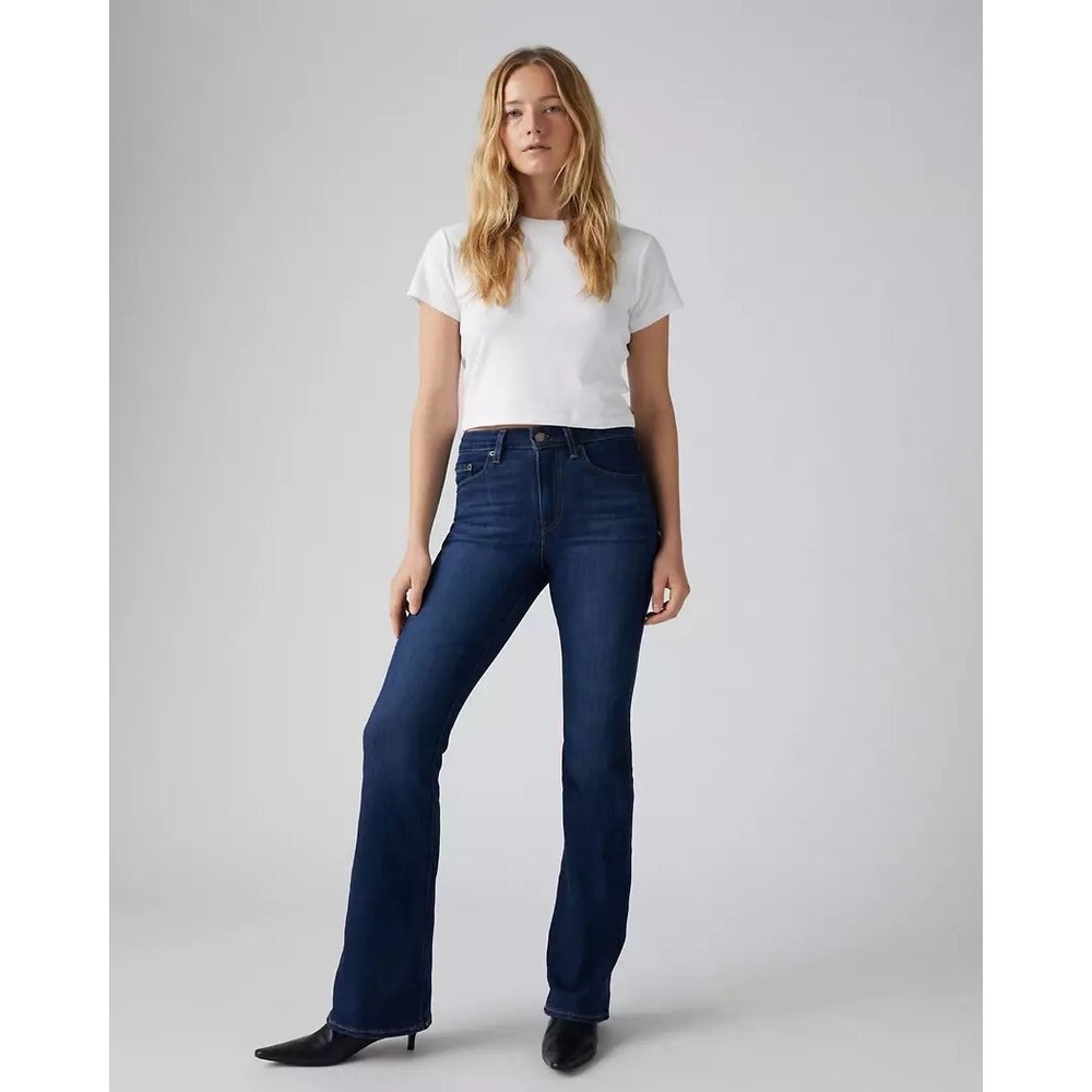 Levi's‎ 726 high rise flare jeans dark wash women's size 29x30 32x32 new trendy